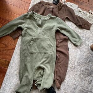 Little Bipsy Waffle Rompers